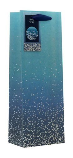 Picture of BLUE CONFETTI BOTTLE BAG
